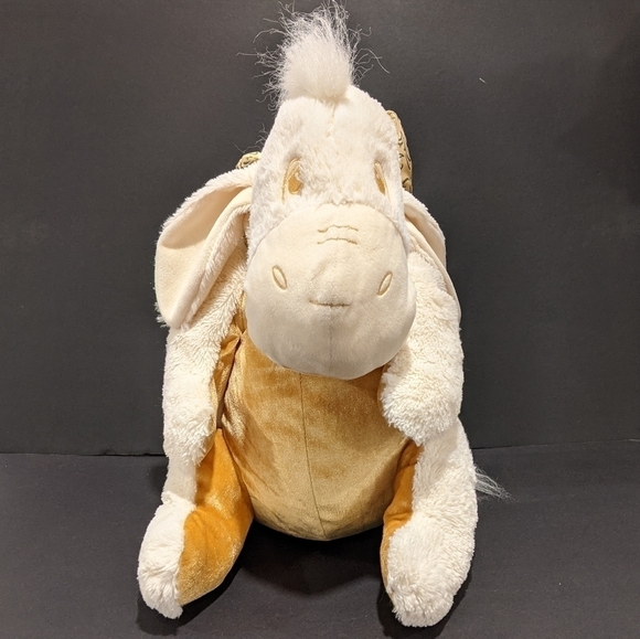 DISNEY Store cream & gold Eeyore plush 18” - Picture 3 of 13